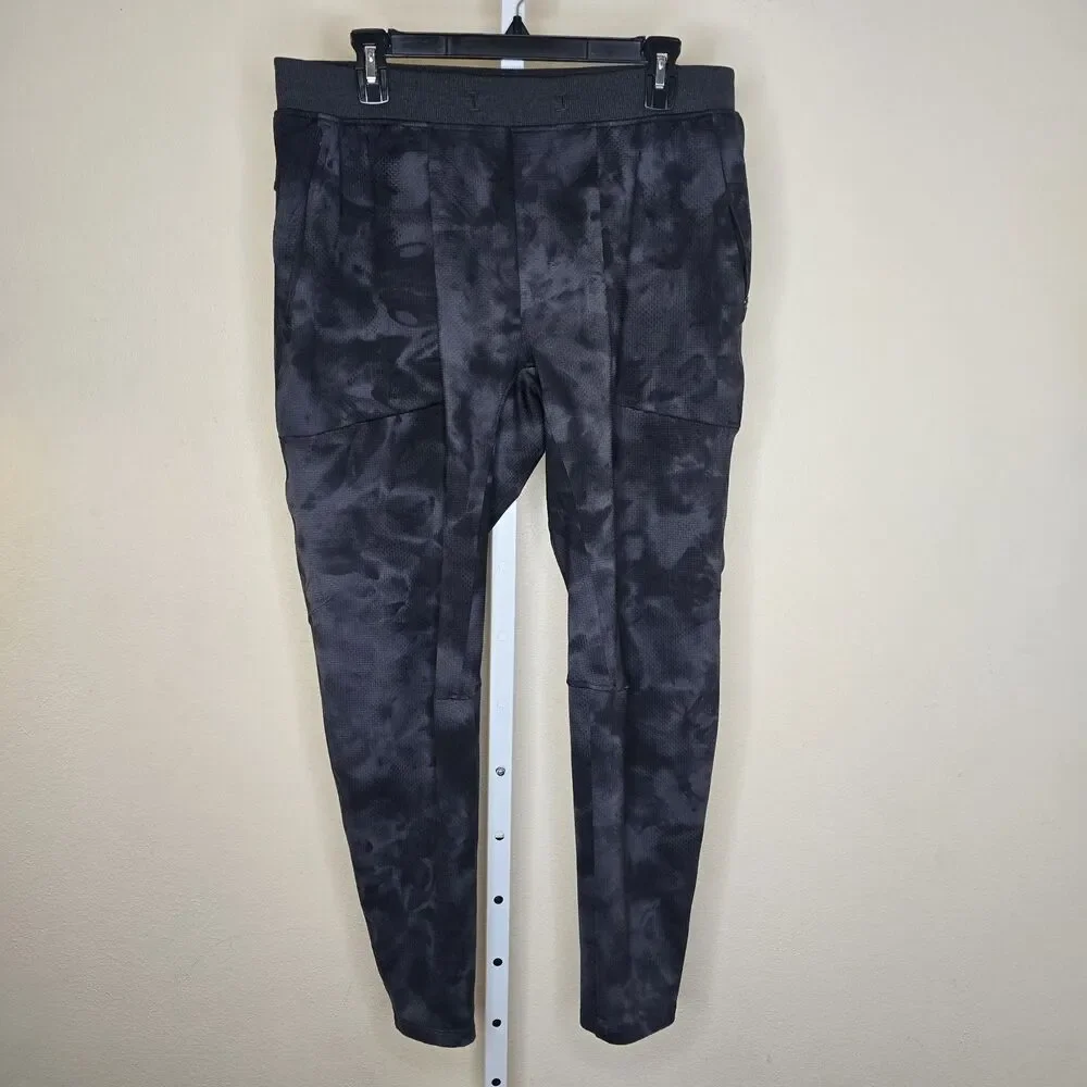 Lululemon Men's XL Textured Tech Pants Tapered Drawstring Running Training